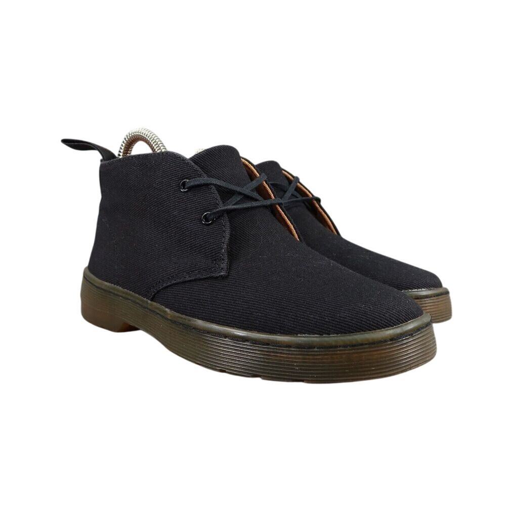 Dr Martens Shoes Womens 5 Boots Daytona Desert Chukka Black Classic Casual Twill